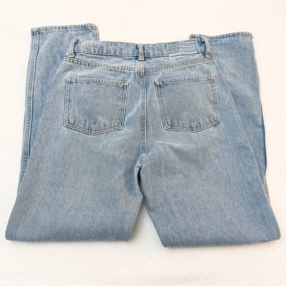 Revice Straight Leg Light Wash Button Fly Denim Jeans Size 27 - Picture 5 of 8